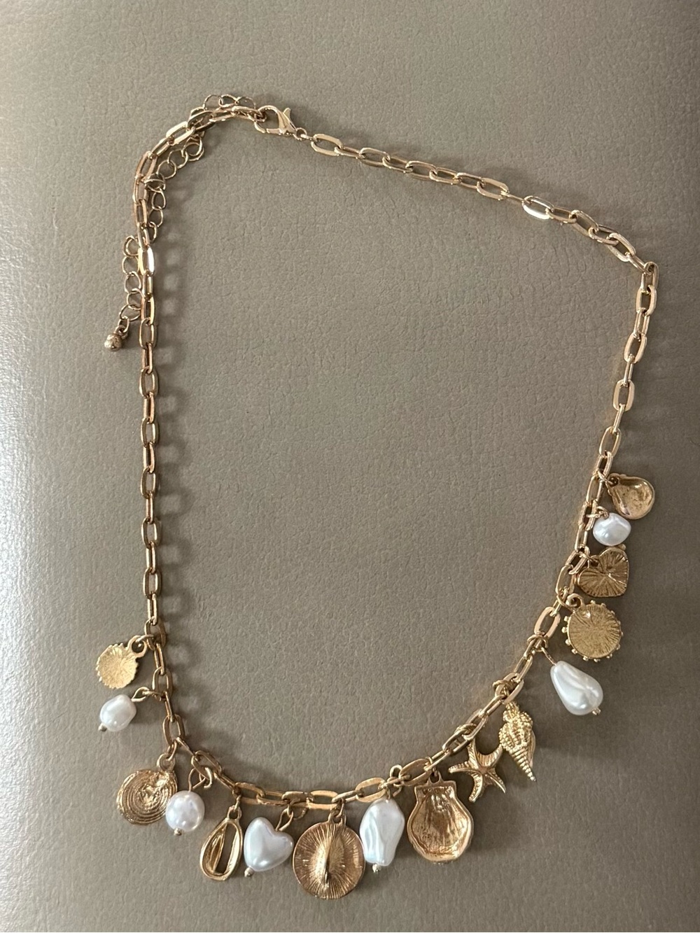 Beachy charm necklace